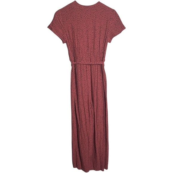 Rails Jet Jumpsuit in Rust Spotted Belted Size XS V-Neck - Picture 4 of 7